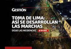 Toma de Lima 2023: protestantes llegan a los exteriores del Congreso y son dispersados por la Policía