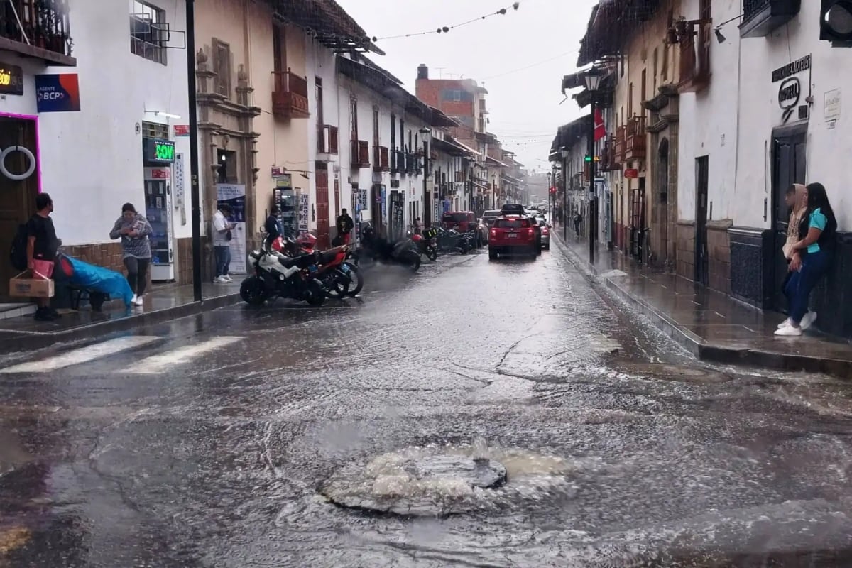 Lluvias en Cajamarca. (Foto: Andina)