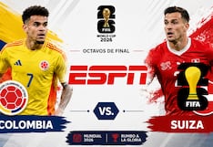 ESPN transmitió el partido Colombia 0-0 (3-4) Suiza por el Mundial 2026