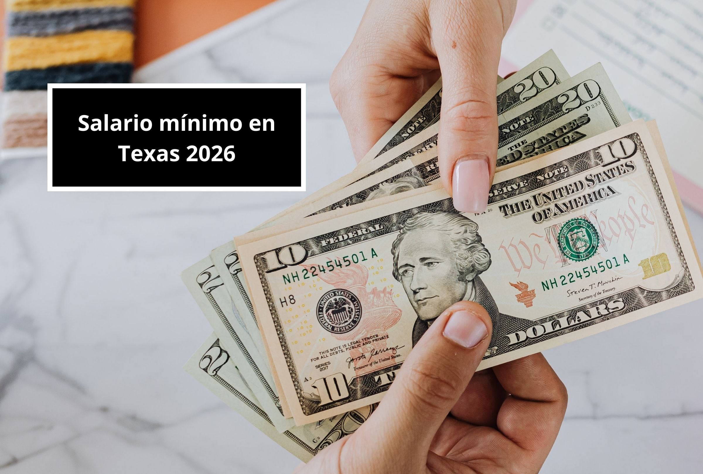 Revisa esta nota para que descubras cuál será el salario mínimo en Texas en 2026. (Foto: Karola G / Pexels | Composición Gestión Mix)
