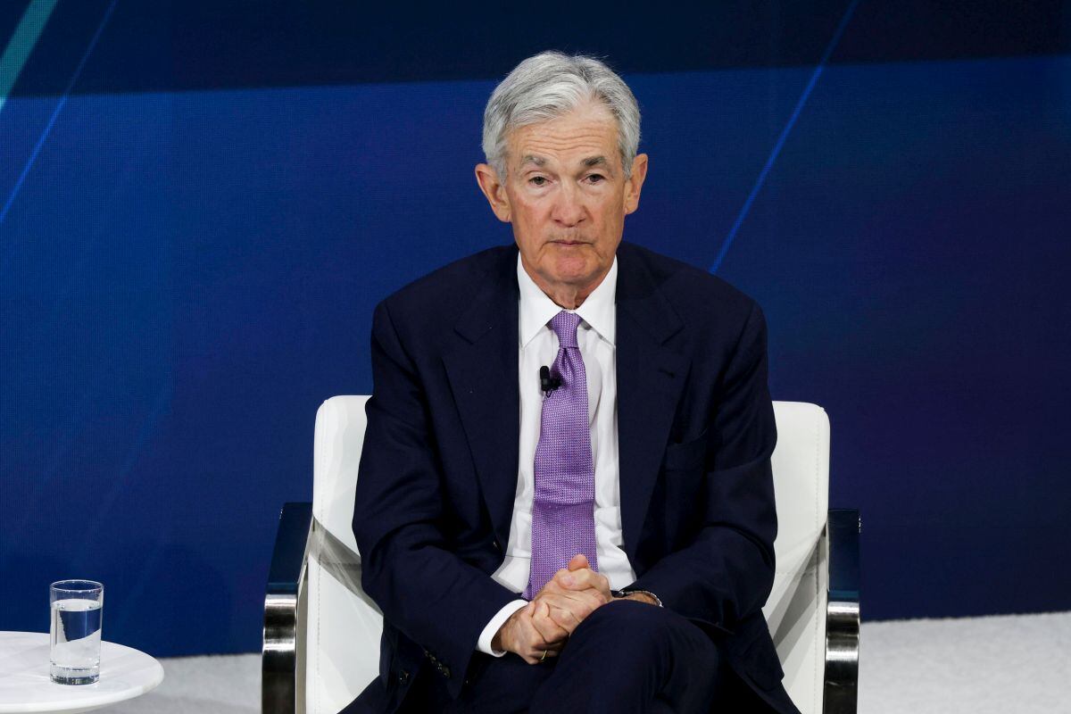 Jerome Powell, presidente de la Reserva Federal de Estados Unidos, durante la cumbre DealBook del New York Times en el Jazz at Lincoln Center de Nueva York, Estados Unidos, el miércoles 4 de diciembre de 2024. La cumbre reúne a líderes de la intersección de los negocios, la política y la cultura. Fotógrafo: Yuki Iwamura/Bloomberg