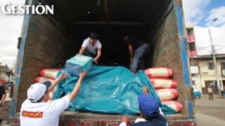 Yanacocha entrega 14 toneladas de víveres para población afectada por lluvias en Cajamarca