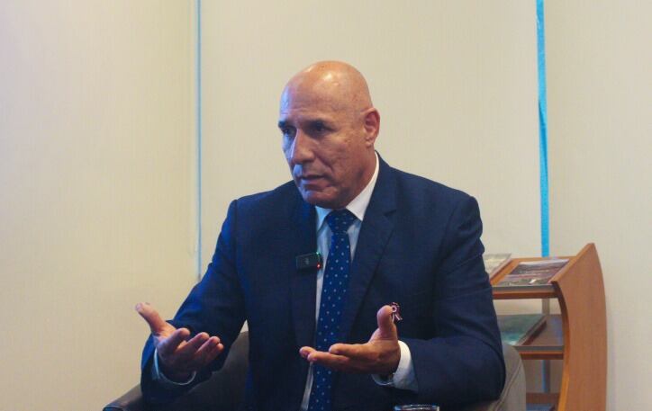 Alto comisionado contra la minería ilegal, Rodolfo García Esquerre. Foto IIMP.