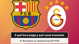 ¿A qué hora juega y qué canal transmite FC Barcelona vs. Galatasaray EN VIVO hoy por la Champions League 2026?