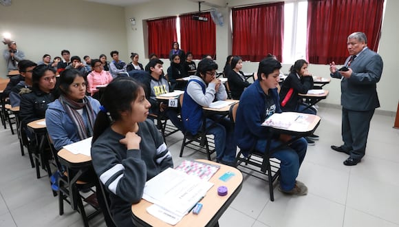 Postulantes participarán en el segundo examen de la Pre San Marcos para ingresar a la Decana de América. Foto: gob.pe