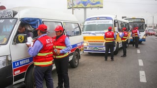 ATU: 362 vehículos fueron enviados al depósito por brindar transporte informal en Lima y Callao