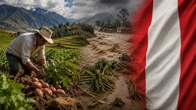 Del exceso de lluvia a la falta de agua: así cambia el impacto del FEN sobre el agro de Perú. (Foto: imagen generada por ChatGPT)