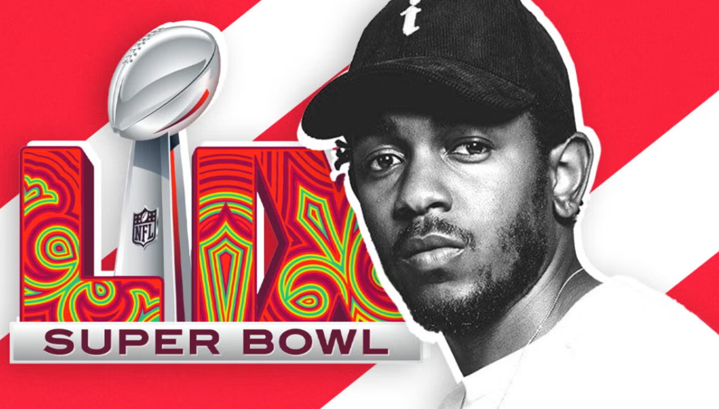 Estos son los horarios para seguir la actuación de Kendrick Lamar EN VIVO durante el show de medio tiempo del Super Bowl LIX este domingo 9 de febrero desde el Caesars Superdome de Nueva Orleans, Luisiana (Foto: Canva.com / EFE)