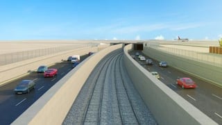 Túnel Gambetta de seis carriles se inaugurará en marzo
