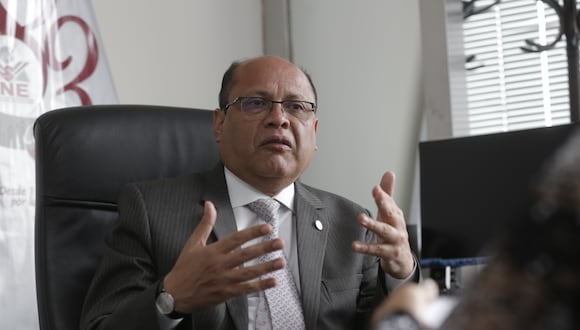 Jorge Rodríguez Vélez, exmagistrado del JNE, negó haber favorecido a Perú Libre, tal como aseveró Salatiel Marrufo en su declaración en la Fiscalía. (Foto: GEC)