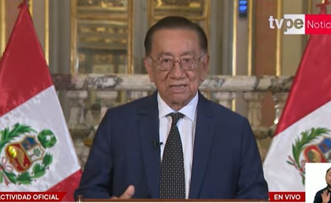 Presidente José María Balcázar. (Foto: TVPerú)