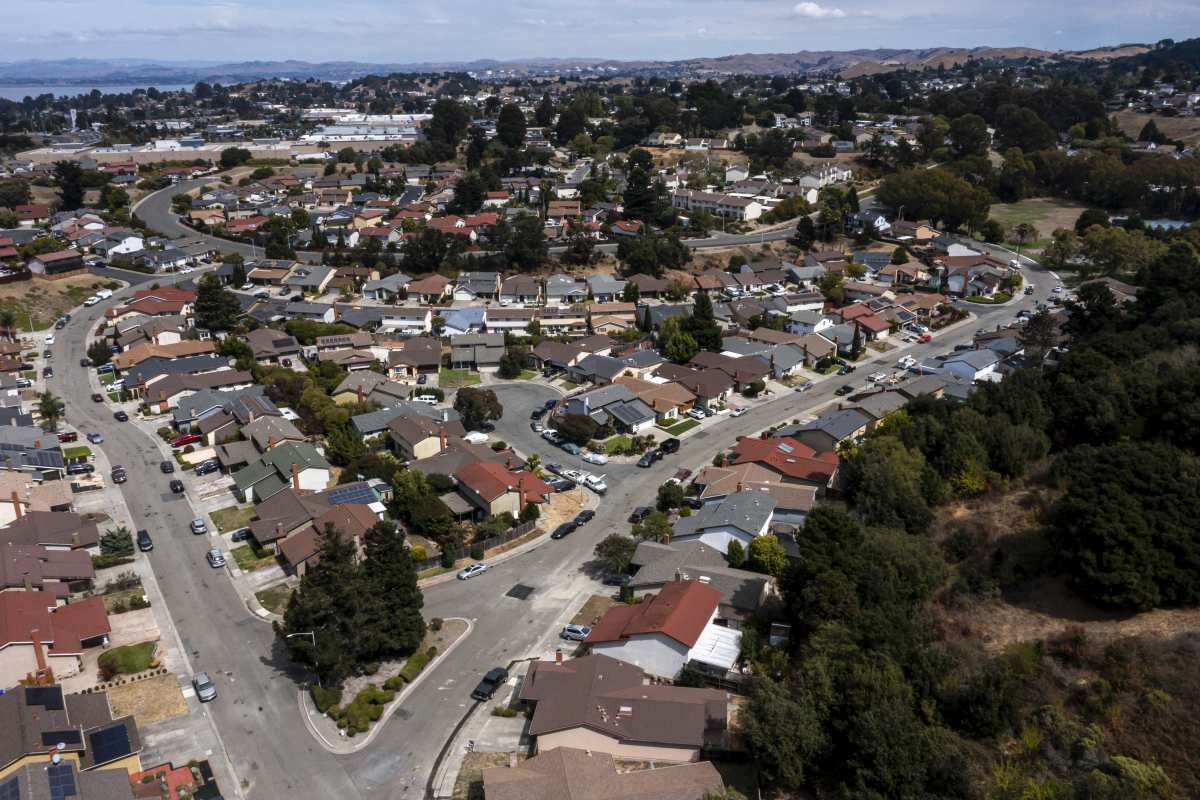Viviendas residenciales en Richmond, California, EE.UU., el miércoles 18 de setiembre de 2024.