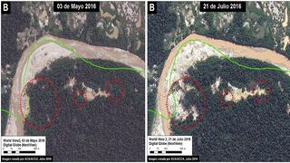 Minería ilegal: nuevas imágenes satelitales revelan avance de la deforestación en la Reserva de Tambopata
