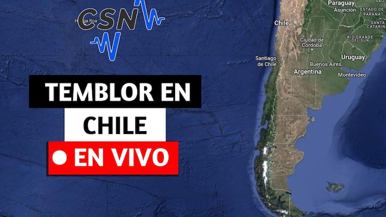 Temblor en Chile hoy, miércoles 22 de mayo - reporte sísmico con hora, magnitud y epicentro vía CSN