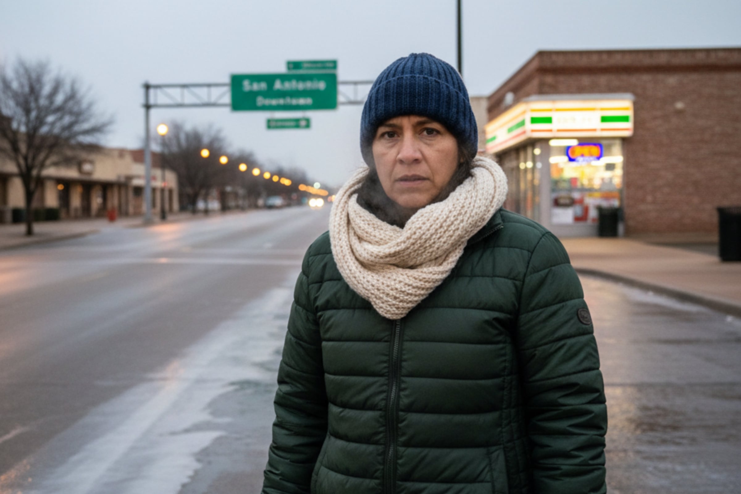 Este fin de semana habrá un frente ártico en Texas, dejando temperaturas muy bajas (Foto: Imagen creada por El Comercio MAG usando la IA de Perplexity)