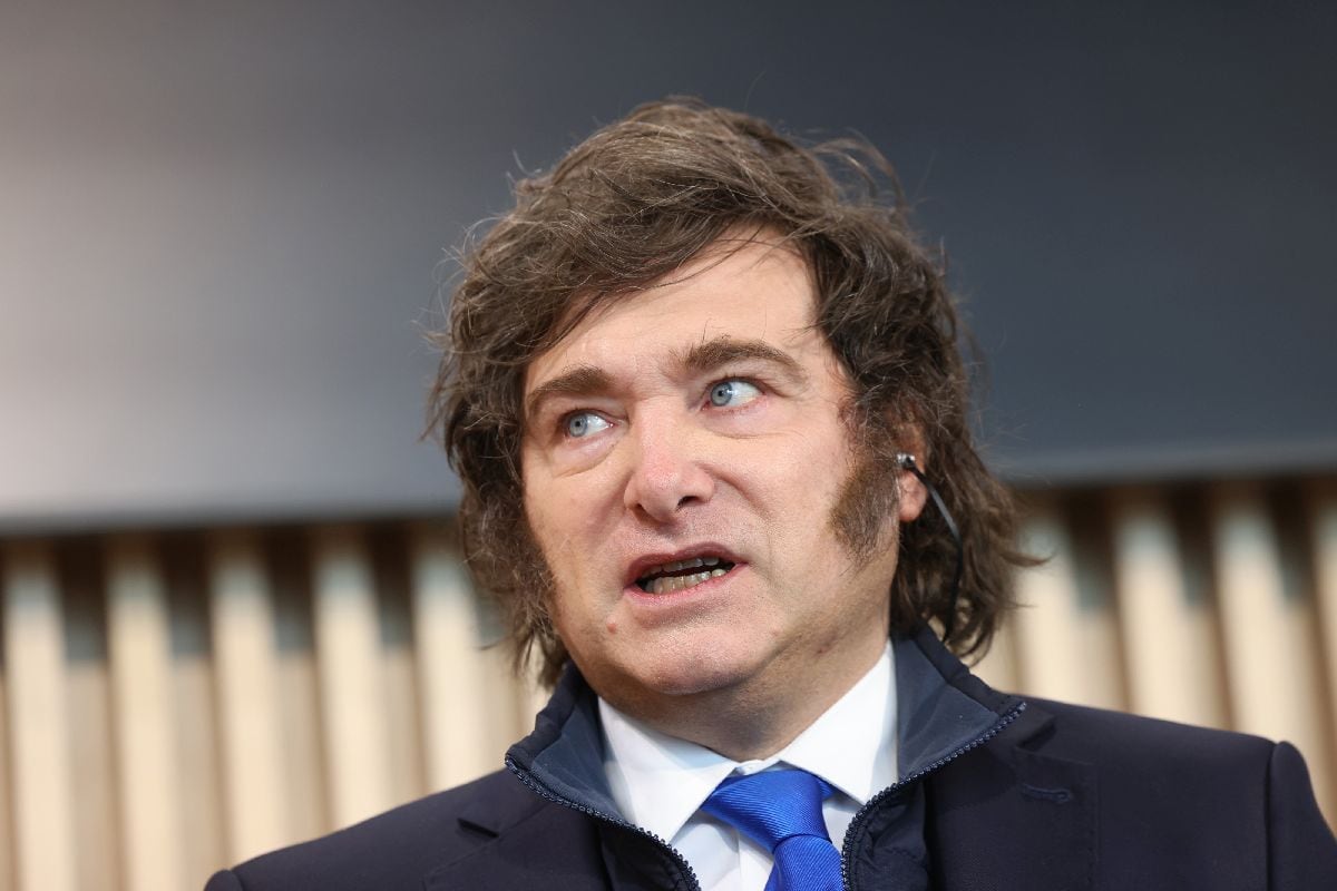 Javier Mileis approval rating is at 35.5%, the lowest since he took office. Photographer: Chris Ratcliffe/Bloomberg
