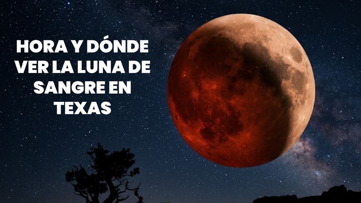🌖 A qué hora inicia y cómo ver el eclipse lunar parcial con la Luna de Sangre este 27 y 28 de agosto en Texas
