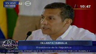 Ollanta Humala: “Alianza del Pacífico debe tener políticas más audaces para negociar con otros bloques”