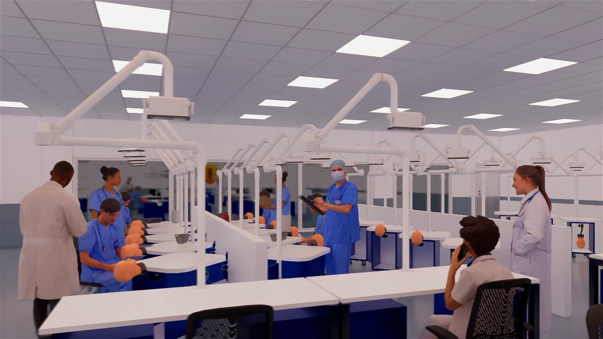 Sala de simulación de estomatología. Foto: UPCH.