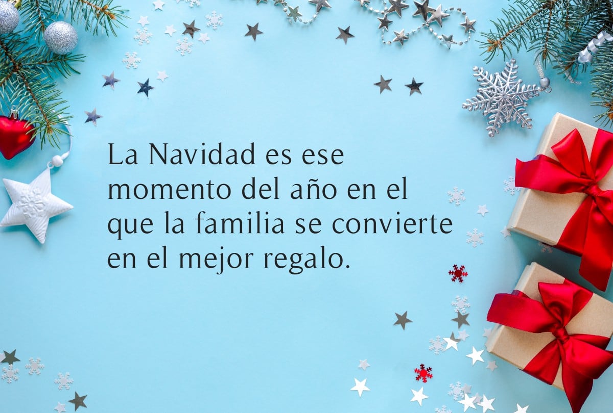 Unas frases navideñas bien elegidas pueden convertir un saludo en un recuerdo inolvidable. | Crédito: Freepik/Gestión
