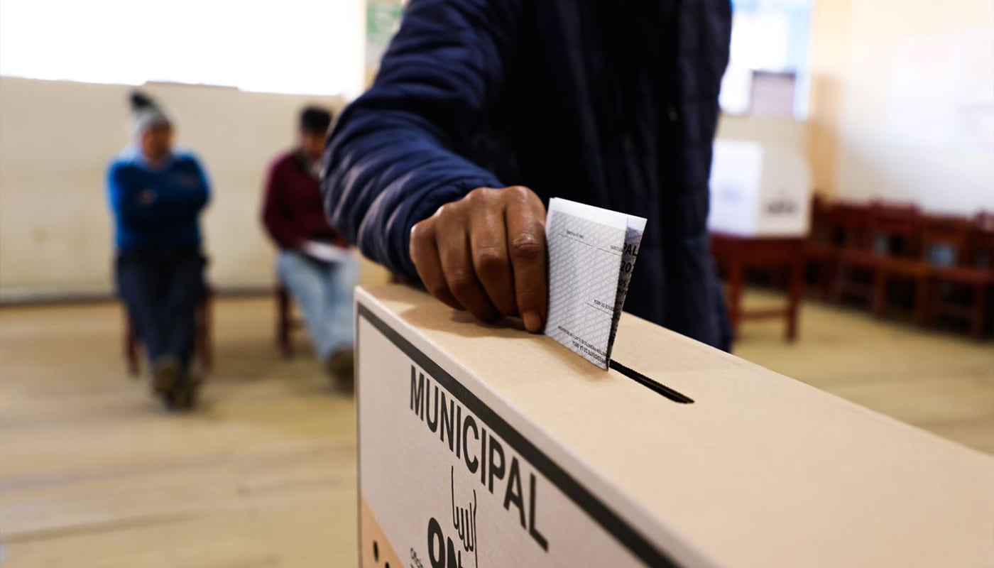 Votos. (Foto referencial: Andina)