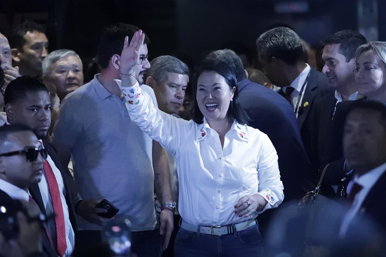 Keiko Fujimori viaja al extranjero por motivos familiares en pleno conteo de votos. (Fotos: Julio Reaño/GEC)