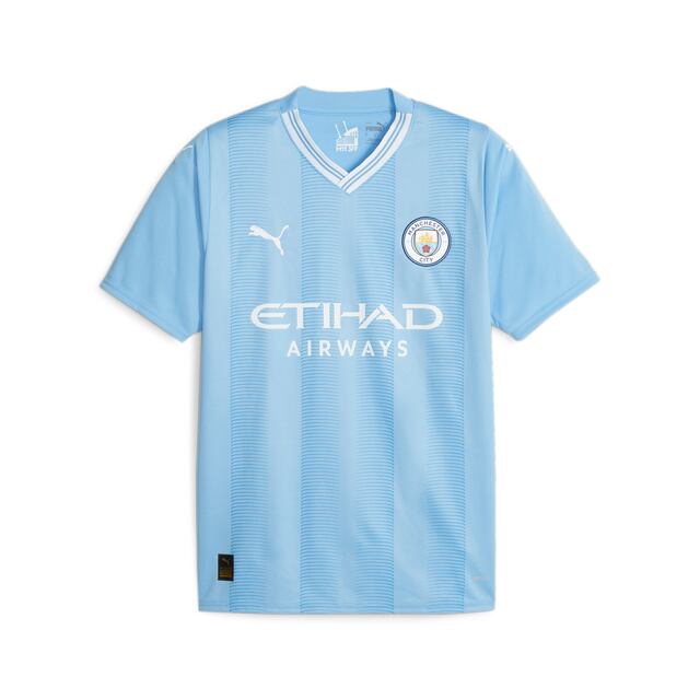 Camiseta Manchester City (Puma)
Diseñada con tecnología Drycell de absorción de la humedad para mayor comodidad.