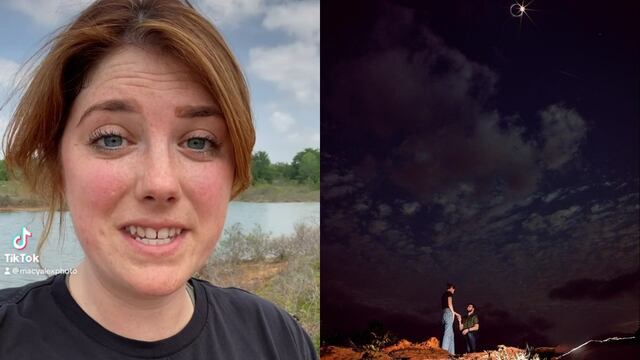 La fotógrafa que captó el momento más romántico del eclipse solar total en Estados Unidos