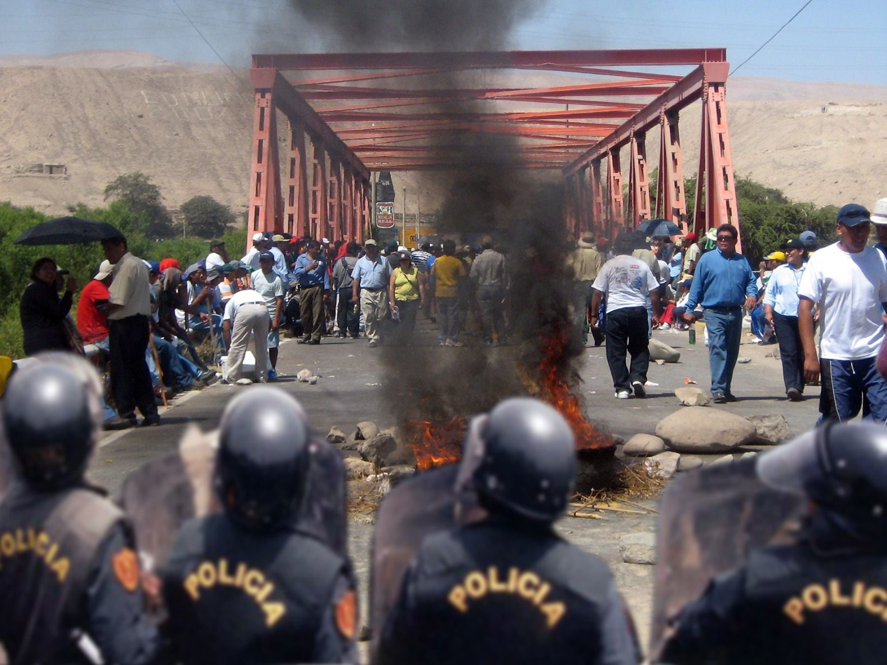 Defensoría del Pueblo reporta 2 nuevos conflictos sociales y la reactivación de 2 casos. Foto: Andina