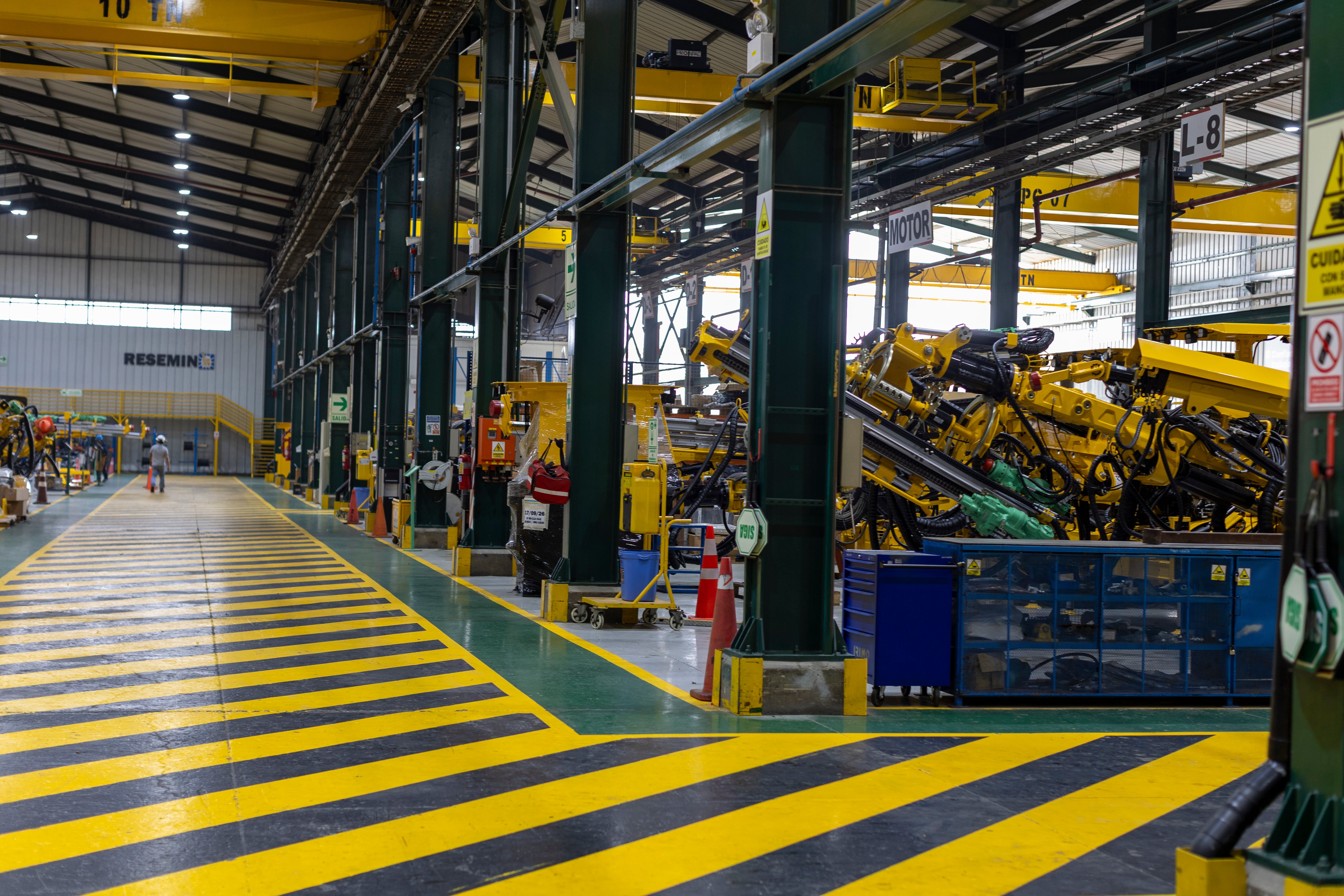 La peruana Resemin, la única empresa en América Latina que fabrica completamente equipos de perforación subterránea, tiene el 8% del mercado mundial en su segmento y el mayor share en Perú. Foto: Mario Zapata N./ @photo.gec.
