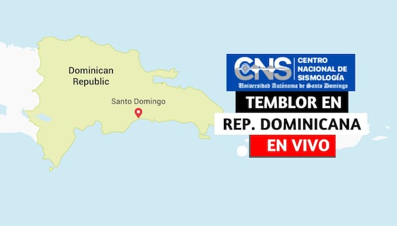 Consulta los reportes actualizados en tiempo real del Centro Nacional de Sismología (CNS) sobre los últimos temblores en República Dominicana. | Crédito: freevectormaps.com / Composición Mix