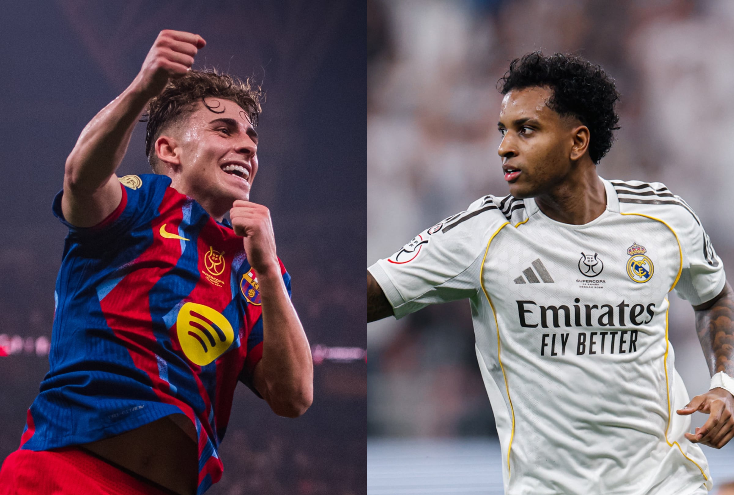 FC Barcelona y Real Madrid protagonizarán un nuevo Clásico este domingo 11 de enero (Foto: Composición MAG)