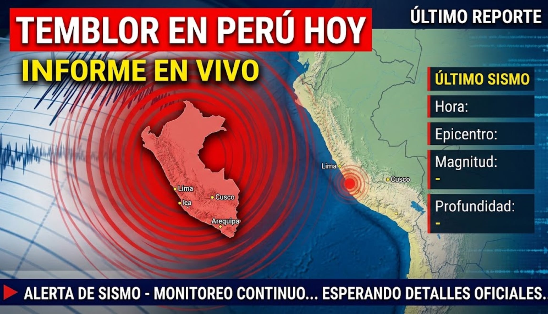 Consulta cuál fue el último temblor en Perú de este domingo 27 de septiembre, con la hora exacta, epicentro y magnitud del sismo registrado. (Foto: Imagen creada por Gestión Mix utilizando la IA de Gemini)