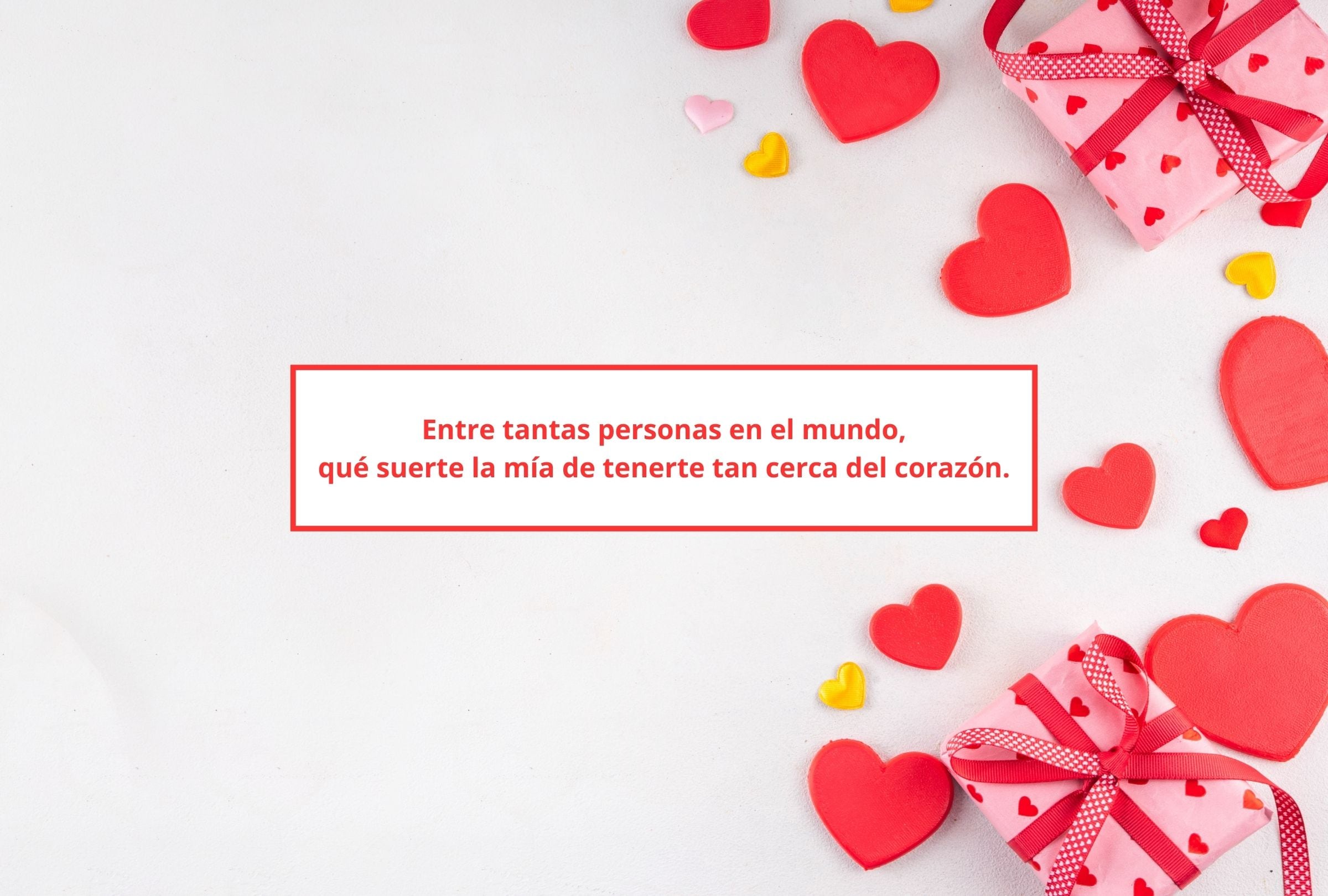 Entre tantas personas en el mundo, qué suerte la mía de tenerte tan cerca del corazón. (Foto: Composición Mag)