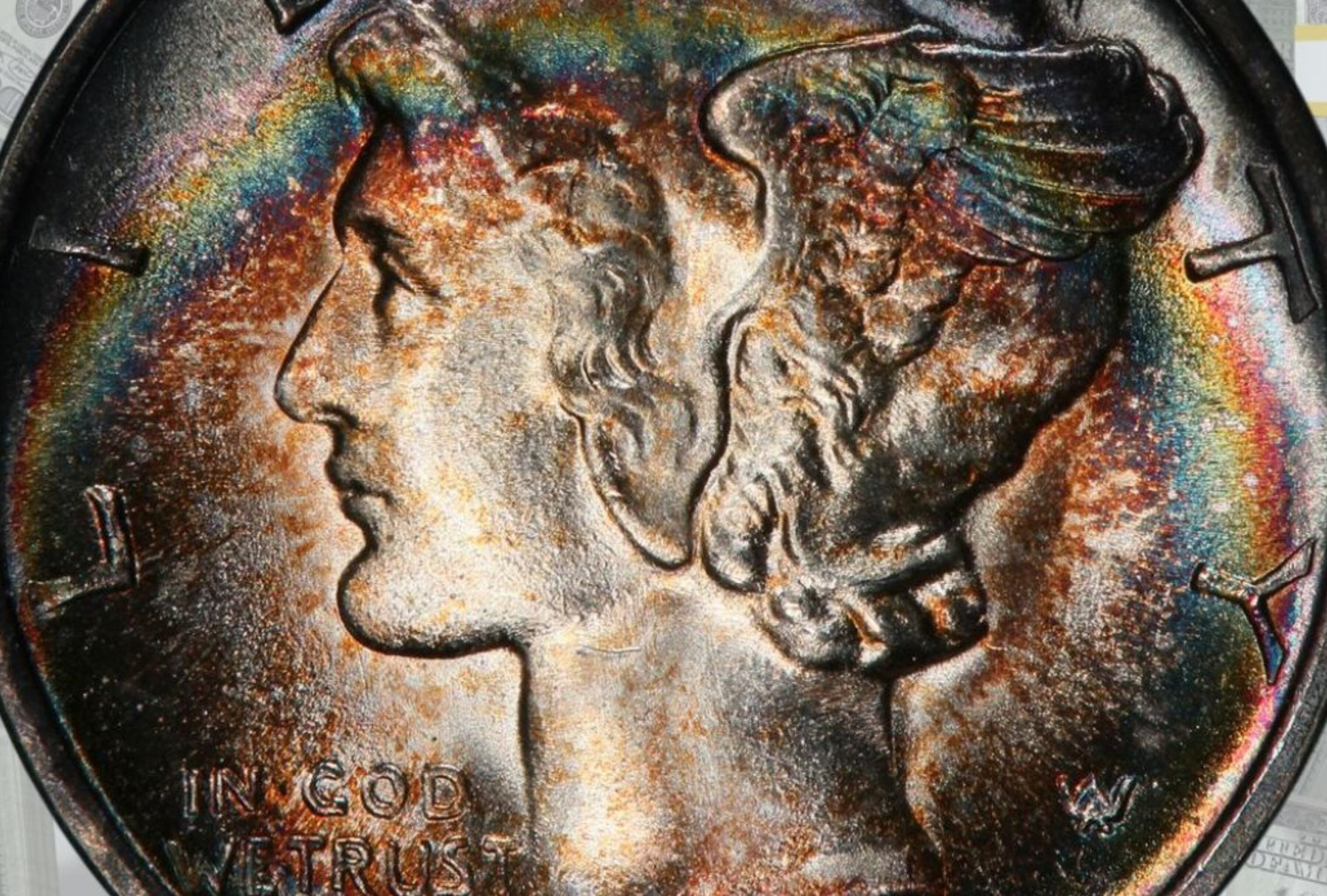 Las monedas de 10 centavos Mercury Dime circularon se acuñaron entre 1916 y 1945 (Foto: PCGS / Pixabay)