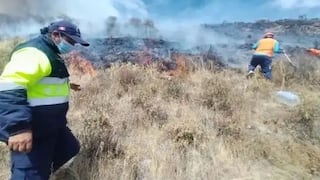 Keiko Fujimori informa que dos incendios forestales siguen activos en Cusco y uno en Junín