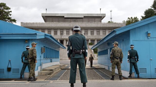 La frontera entre las dos Coreas, una de las zonas mas militarizadas del mundo