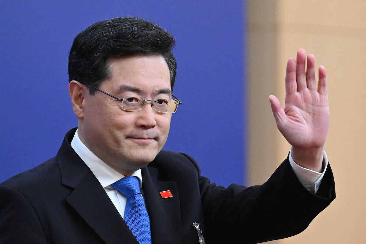 El exministro de Relaciones Exteriores de China, Qin Gang (Foto: AFP).