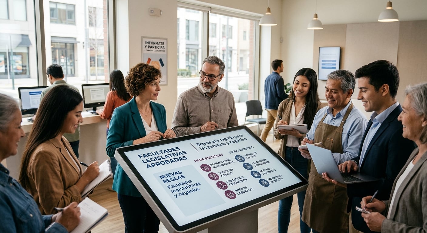 Facultades legislativas aprobadas: esta son las reglas regirán para las personas y negocios