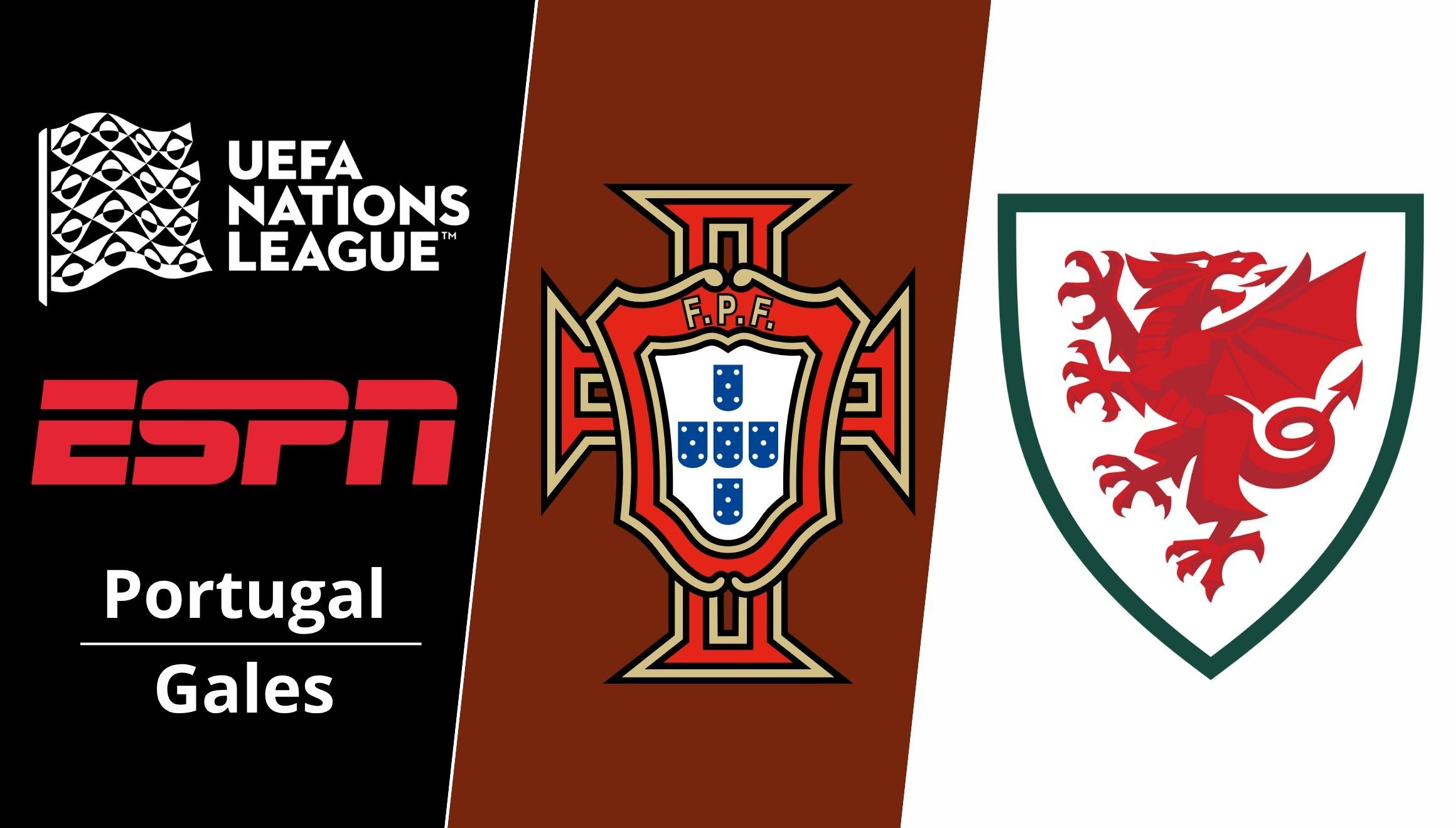 ESPN transmite el partido de UEFA Nations League 2026 el partido Portugal vs. Gales EN VIVO y EN DIRECTO este jueves 24 de septiembre. (Foto: Composición Gestión Mix)