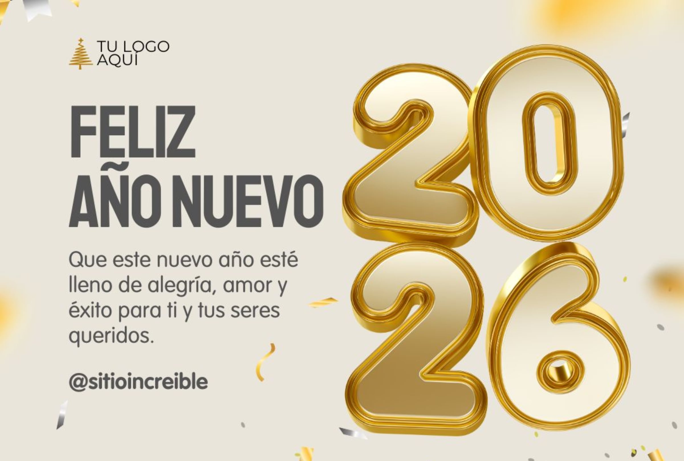 ESTADOS UNIDOS, 25/12/2025.- "¡Felices fiestas! Les agradecemos un año más por confiar en nuestros servicios, y les deseamos unos días hermosos cerca de las personas a las que aman". FOTO DE CANVA.COM