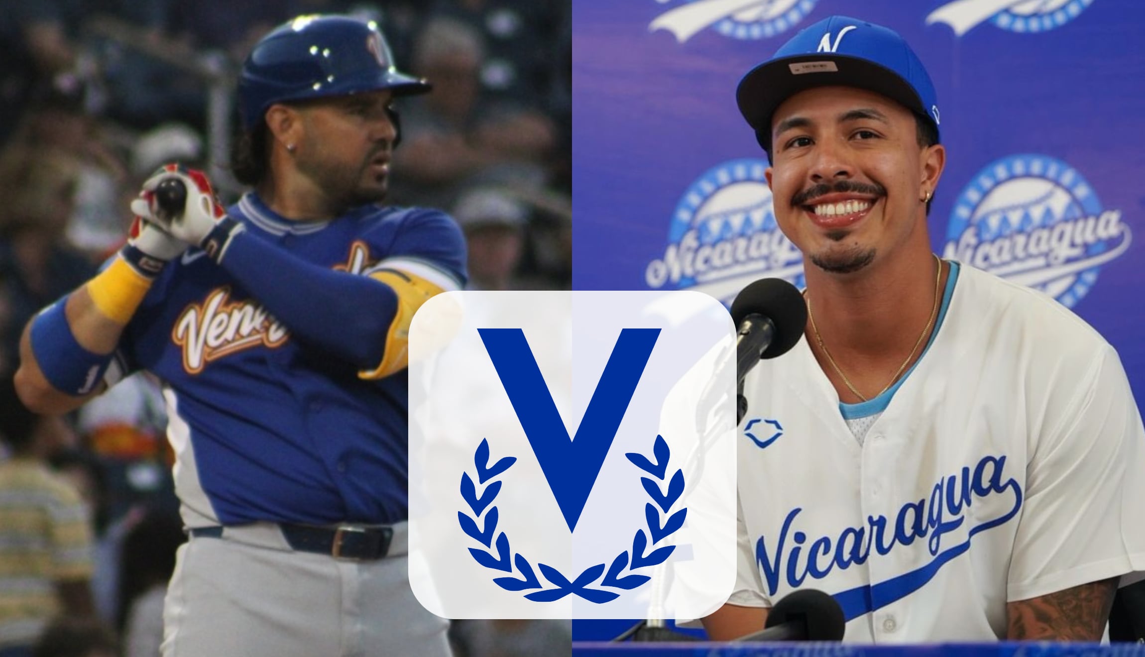 MIra la señal de Venevisión para seguir el juego de Venezuela vs. NIcaragua, por la Jornada 5 del Clásico Mundial de Béisbol 2026, desde el loanDepot Park de Miami. (Fotos: @LVBP_Oficial / @Canal12Nicaragua / Composición Gestión Mix)