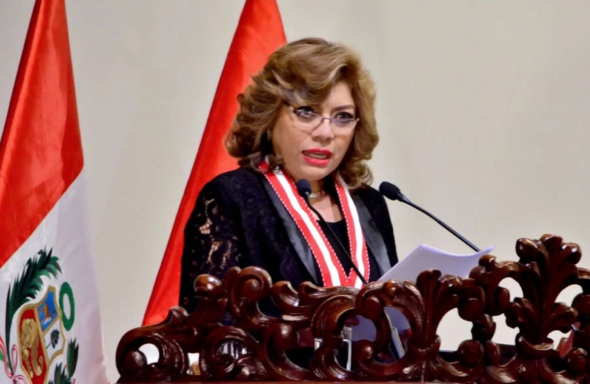 Zoraida Ávalos cumplió 70 años el 14 de junio de 2026, fecha desde la cual la JNJ dispuso su cese como fiscal suprema titular. Foto: Andina.