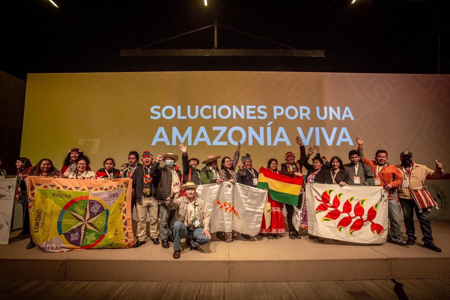 Los pueblos indígenas reunidos en la V Cumbre Amazónica de Pueblos Indígenas han elaborado un plan de acción para proteger la Amazonía. Foto: COICA.