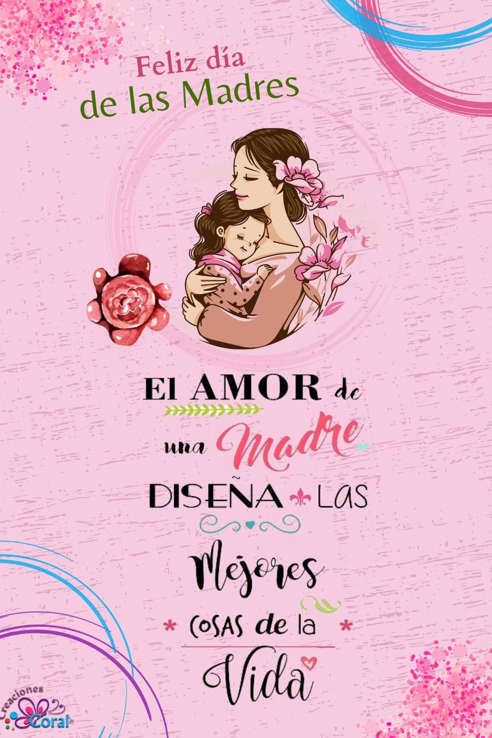 Descarga y envía una de estas 30 imágenes para desar un Feliz Día de las Madres 2026 en México, este domingo 10 de mayo, por cualquier red social. (Foto: Pinterest)
