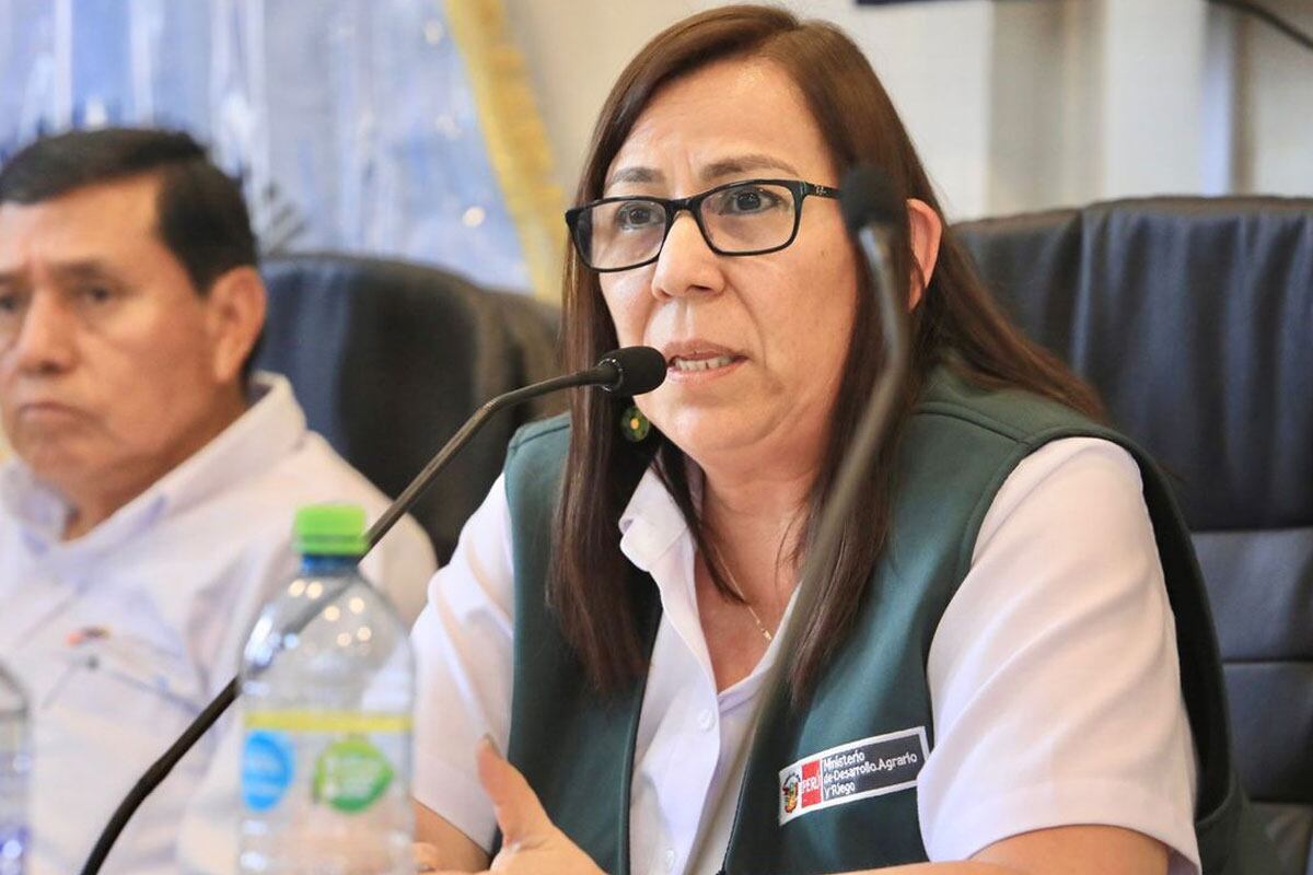 El 22 de junio congresistas de diversas bancadas presentaron una moción de interpelación contra la ministra de Desarrollo Agrario y Riego. Foto: Midagri.