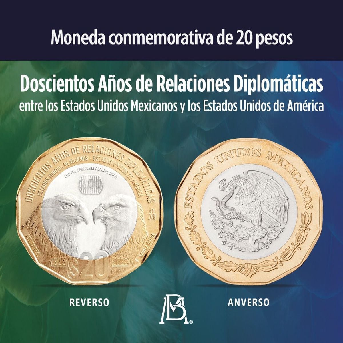 Así es la nueva moneda del país azteca (Foto: Banco de México)