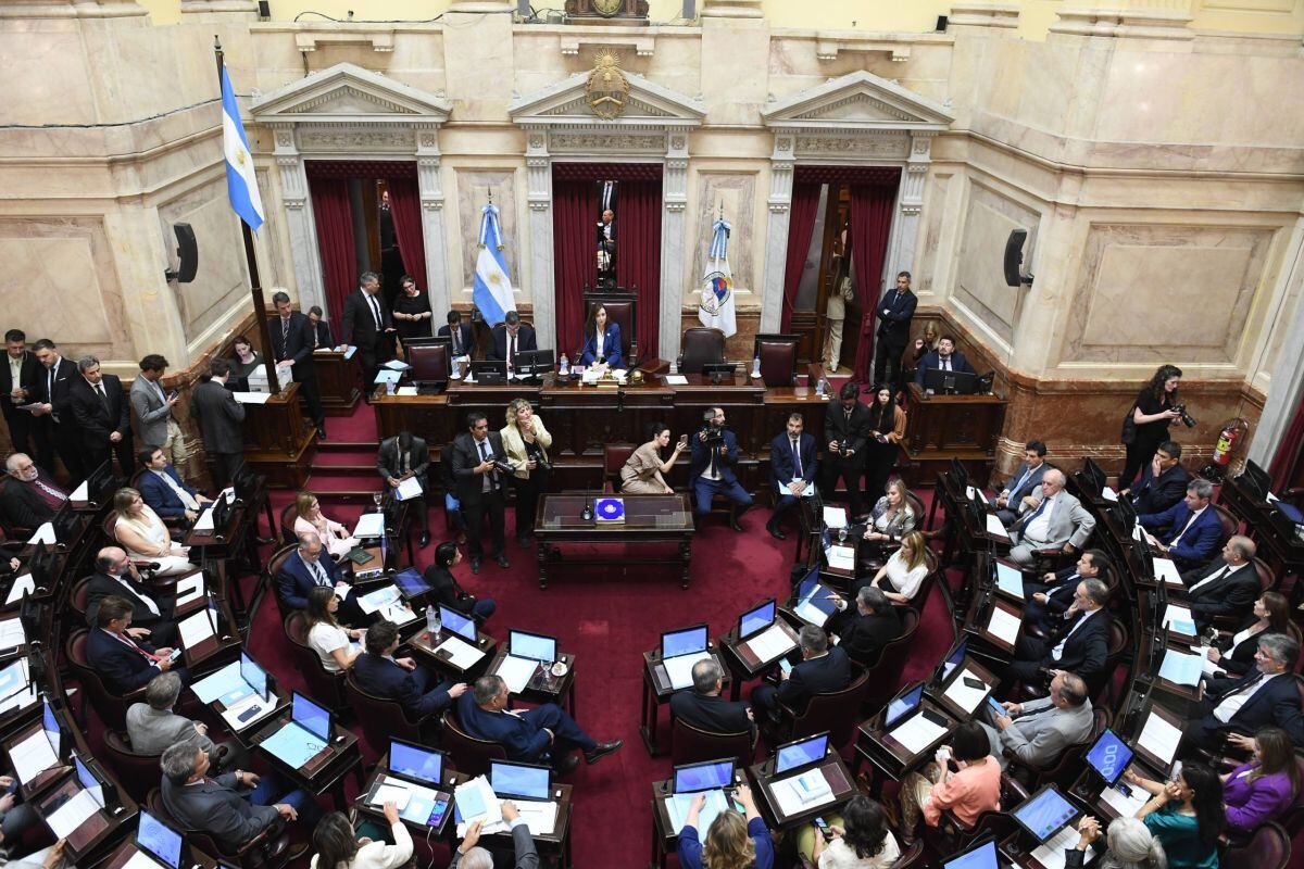 El Senado de la Nación, en Buenos Aires, Argentina. | Foto: AFP