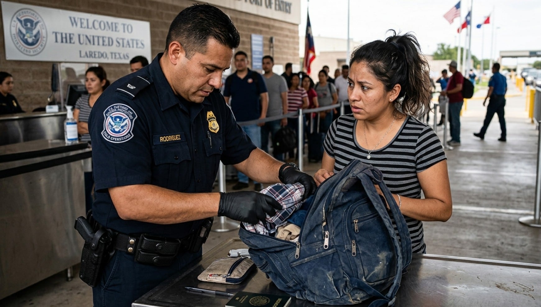 La CBP reforzó las medidas de vigilancia en Texas ante la amenaza del gusano barrenador del Nuevo Mundo. | Crédito: Imagen creada por Gestión MIX usando Gemini