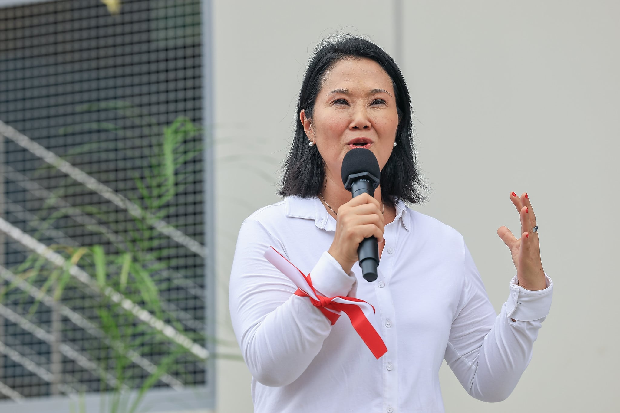 Presidenta Fujimori manifestó que el Gobierno está demostrando paciencia porque lleva semanas esperando que el Congreso les de las facultades legislativas. Foto: Presidencia.